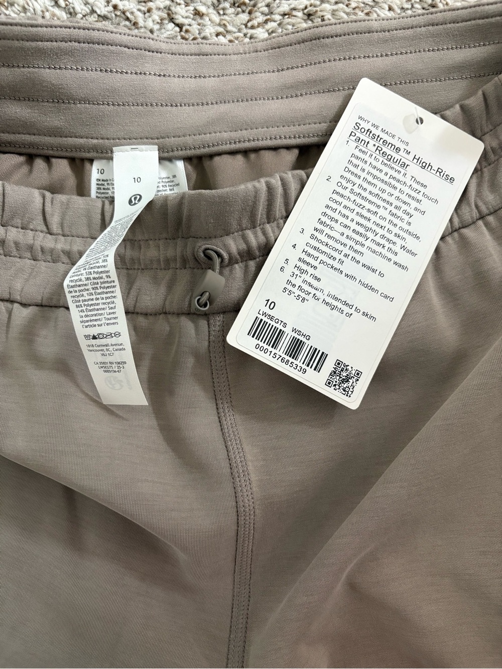 Lululemon Softstreme High Rise Pant - Picture 4 of 4